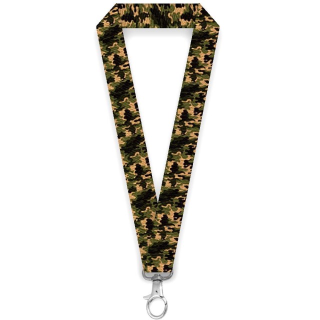 Lanyard personalizat camuflaj